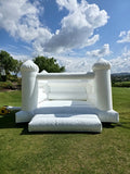 White jumping castle